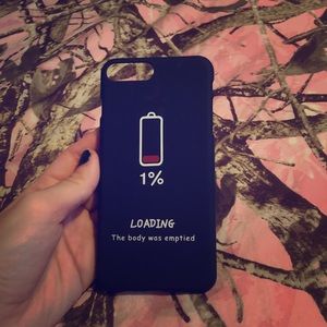 iPhone 8,7 plus low battery phone case